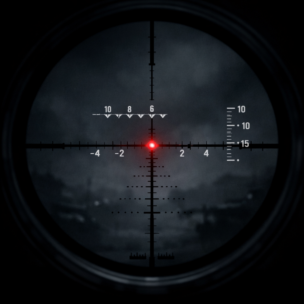 Precision rifle scope view