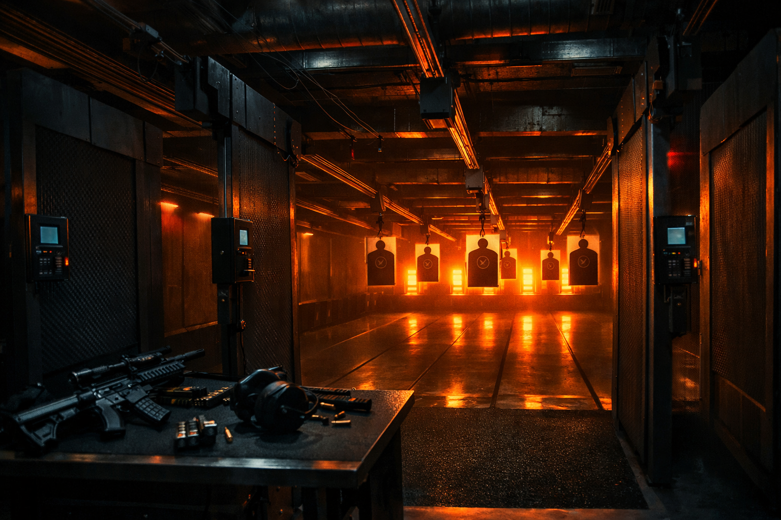 Indoor shooting range